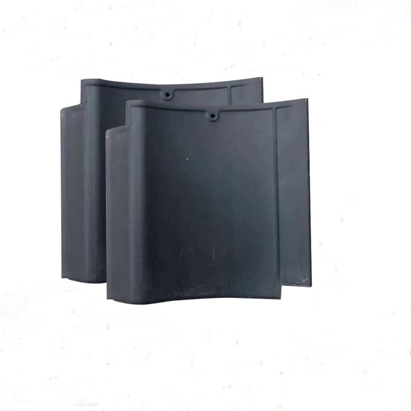 Traditional Japanese Ceramic Roof Tiles Handcrafted Clay Material Reddish-Brown Ideal for Temples and Gardens