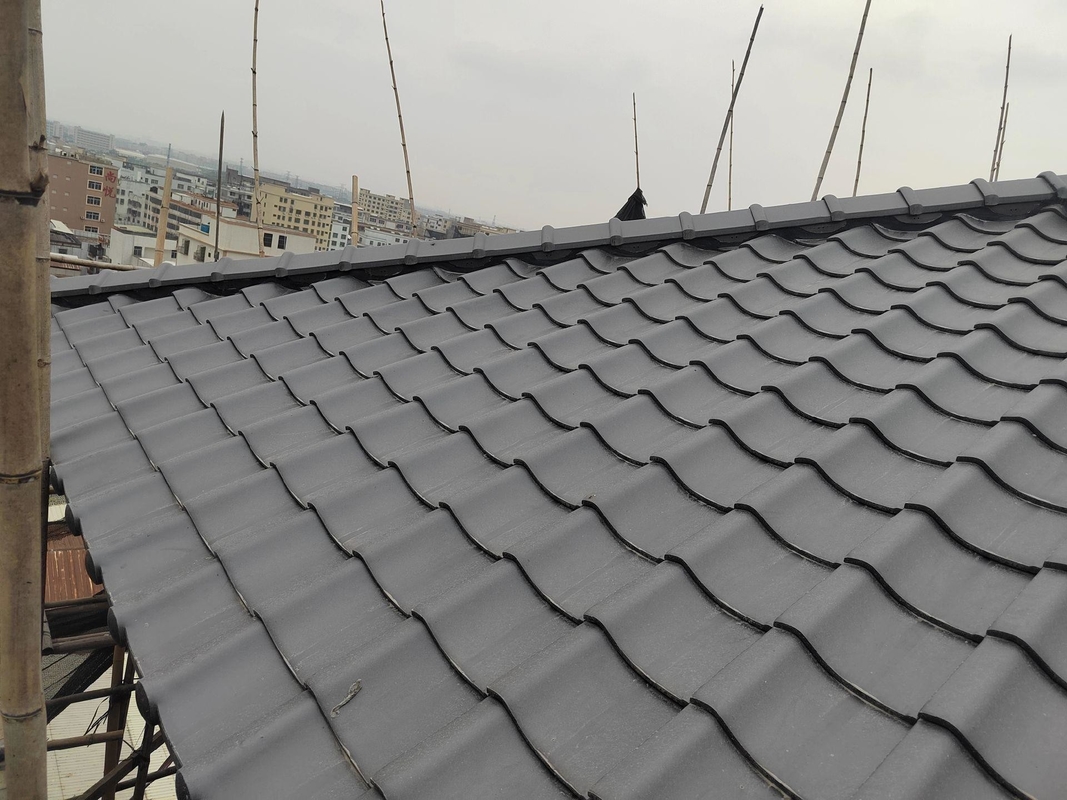 Japanese Style Roof Tile Timeless Design Roofing Shingles Ideal for Both Traditional and Modern Buildings