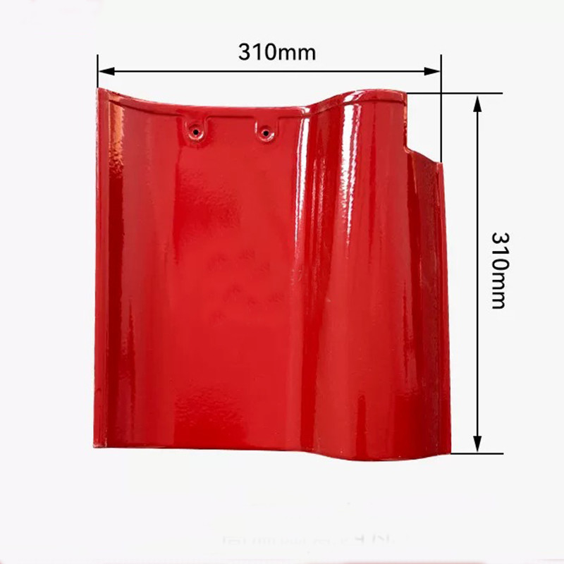 Premium S-Curve Spanish Roof Tile Classic Red High Quality Ceramic Weather Resistant Design Perfect For Traditional Home
