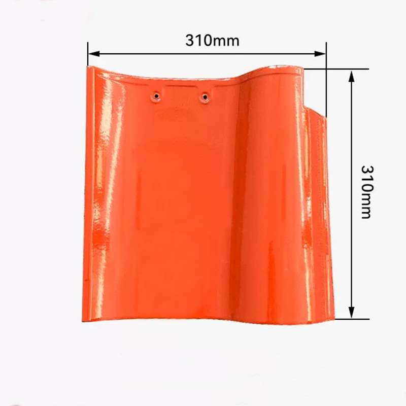 Premium S-Curve Spanish Roof Tile Classic Red High Quality Ceramic Weather Resistant Design Perfect For Traditional Home