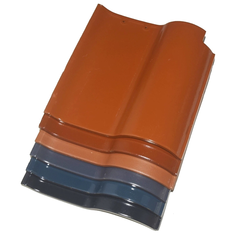 S-Shaped Spanish Roof Tile Collection Multiple Colors Available Authentic Clay Ideal for Renovations and New Builds