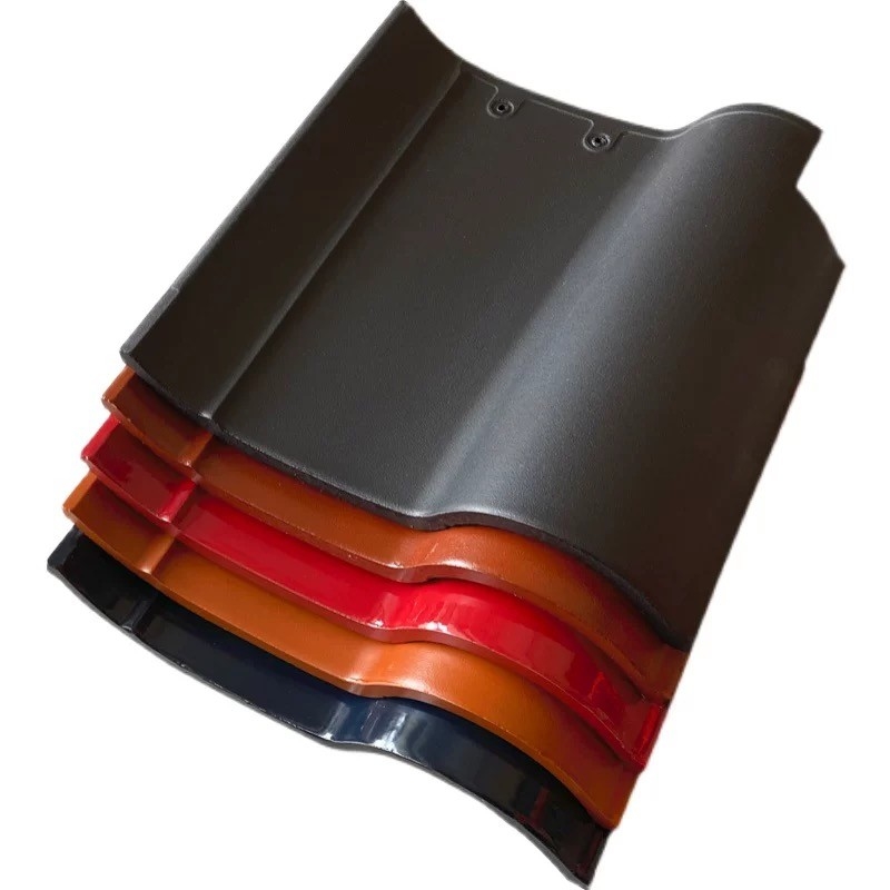 Durable S-Curve Spanish Roof Tile  Rich Color Palette High-grade Clay Enhancing Your Home's Roofing Structure