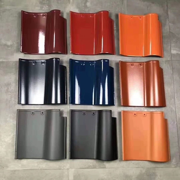 Spanish Ceramic S Type Roof Tile For Western Style Building Roof Villa Hotel
