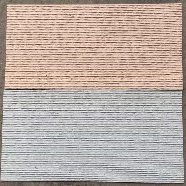 Soft Stone Clay Wall Tile Flexible Stone Column Pillar Mcm Coarse Line Tiles Of Exterior And Interior Wall