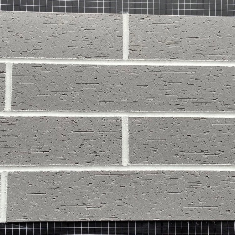 Soft Stone Clay Wall Tile Flexible Stone Column Pillar Mcm Coarse Line Tiles Of Exterior And Interior Wall