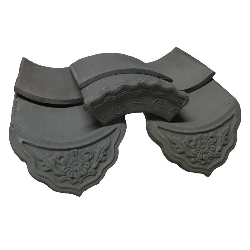 Chinese Grey Clay Temple Roofing Tile Materials Superior Quality For Long Lasting Protection
