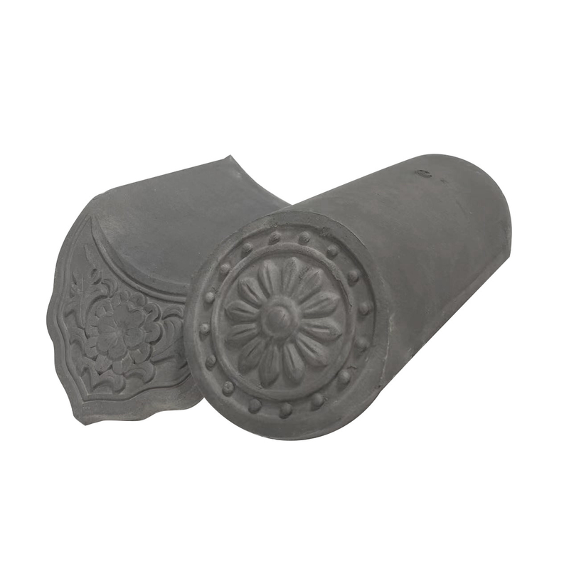 Chinese Grey Clay Temple Roofing Tile Materials Superior Quality For Long Lasting Protection