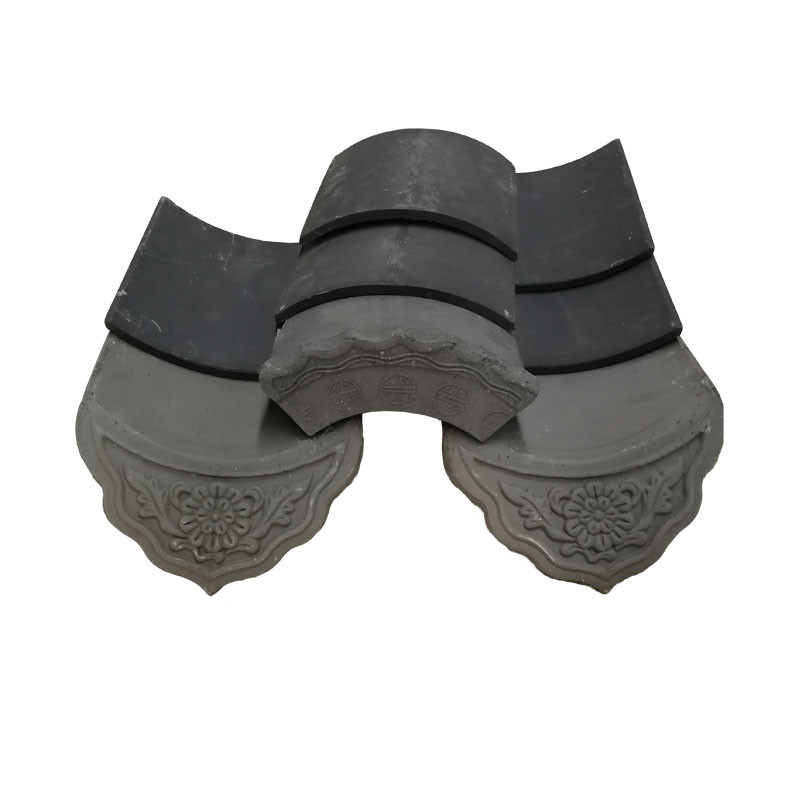Weatherproof Grey Clay Roof Tiles 180*180mm Classic Appeal with Superior Performance