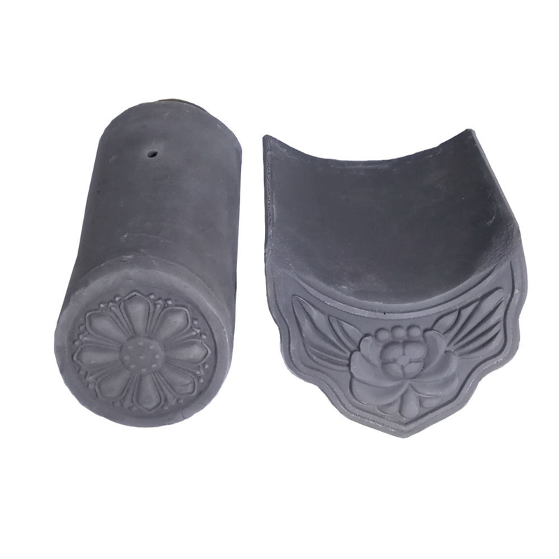 Weatherproof Grey Clay Roof Tiles 180*180mm Classic Appeal with Superior Performance