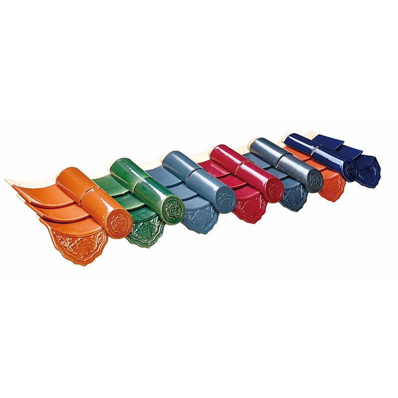 Premium Glazed Chinese Temple Roof Tile Rich Colors Aesthetic Enhancements