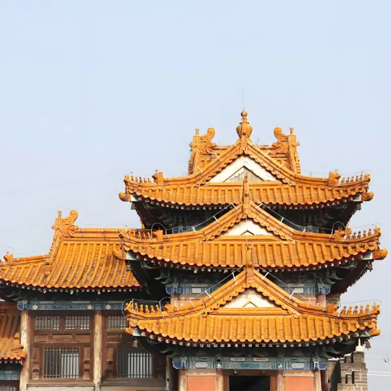 Chinese Temple Roof Tile Roof Decoration Ancient imperial architecture building material