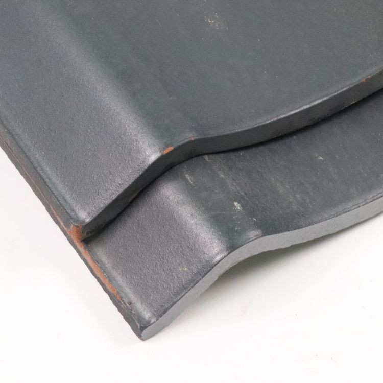 Japanese Kawara Roof Tiles Handcrafted Clay Slate Gray Ideal for Weatherproofing Traditional Buildings