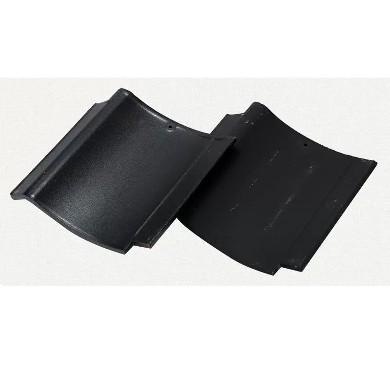 Japanese Roof Tiles Nokisugi Small-Sized Stoneware Grey-Glazed for Garden Shed Roofs