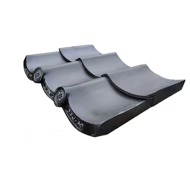 Traditional Japanese Oya-Kawara Roof Tiles Large Terracotta for Rustic & Sturdy House Roofs
