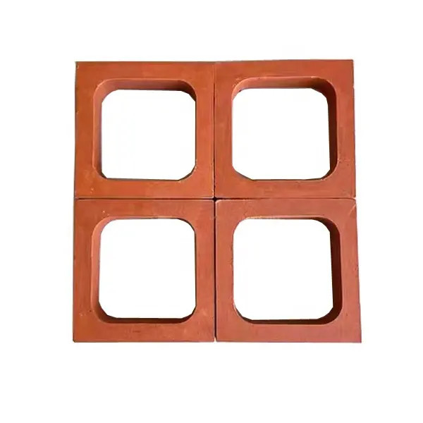 Hollow Brick Facade Exterior Clay Wall Tile 200*200mm Partition Screen Terracotta Breeze Blocks