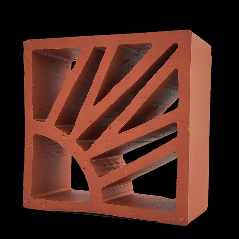 Exterior Wall Red Brick School Building Decoration Material Terracotta Wall Breeze Blocks