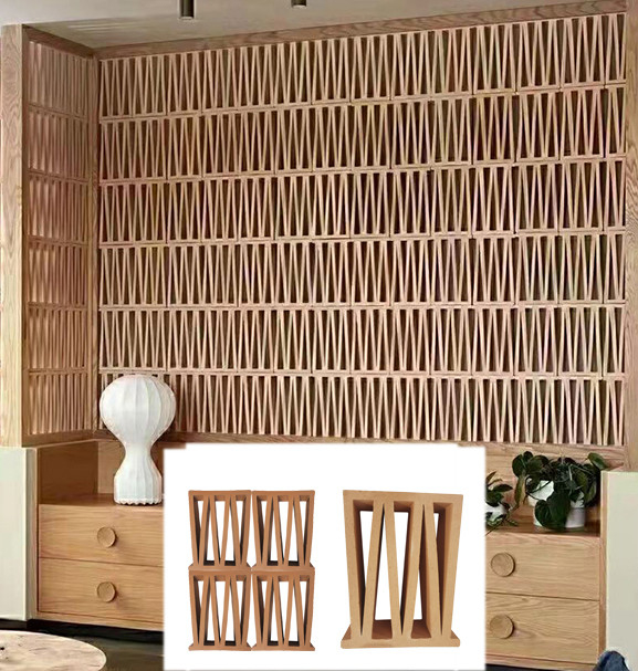 Matt Surface Terracotta Breeze Blocks Panels For M-Shaped Yellow Clay Bricks And Wind Screen Tiles