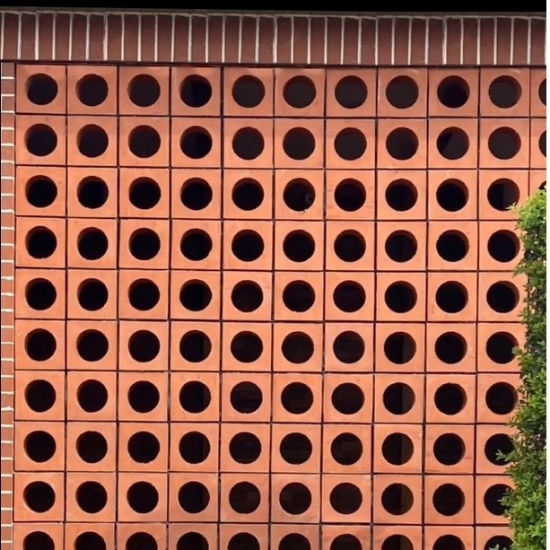 Classical Design Handmade Terracotta Garden Wall Blocks For Exterior Facades And Walls