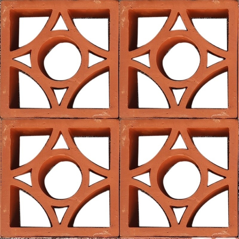 1100N Resistance To Compression Durable Fire Bricks For Breeze Cement Brick Fence Design