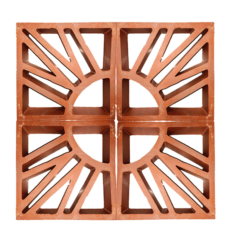 1100N Resistance To Compression Durable Fire Bricks For Breeze Cement Brick Fence Design