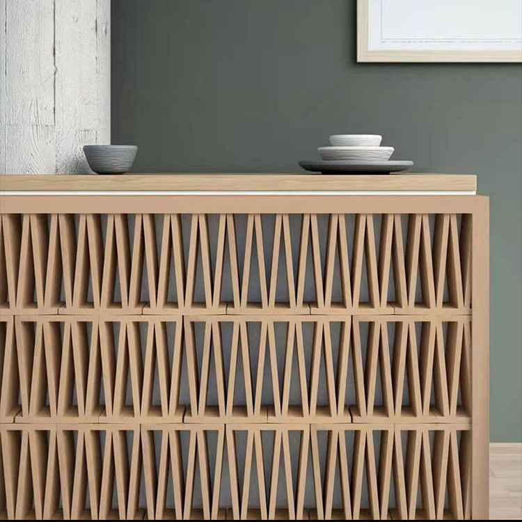 Terracotta Breeze Block Mold M Shape Wall Panel Interior Decorative Fire Bricks For Exterior Perforated Decoration Design