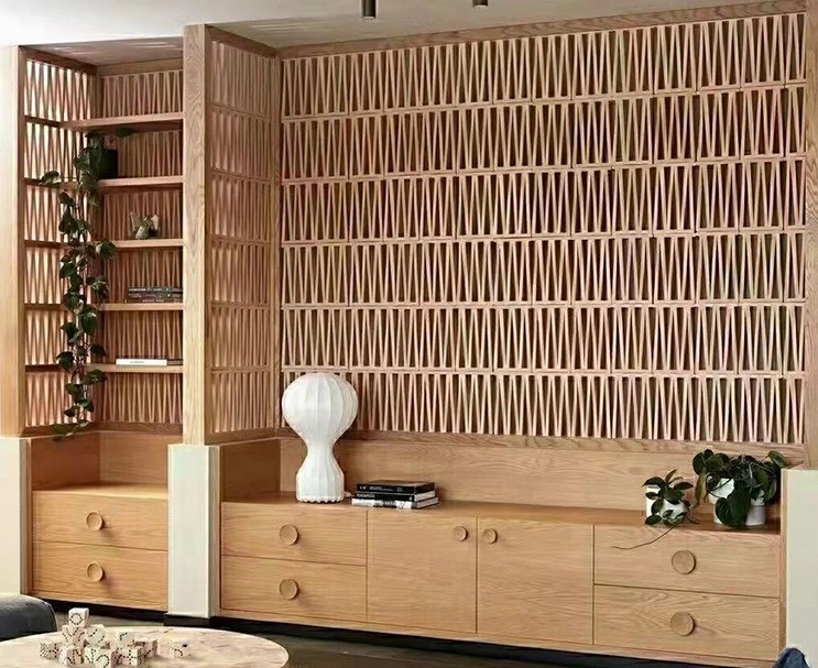 Matt Surface Sintered Technique Decorative Brick Wall Blocks For Ventilation In Cafe And Chinese Restaurant Interior Design