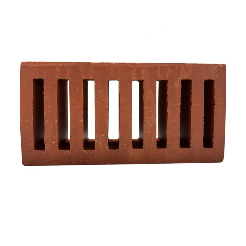 800 Centigrade Heat Insulation Terracotta House Build Block Decorative Material Rectangle Hollow Perforated Brick Outside
