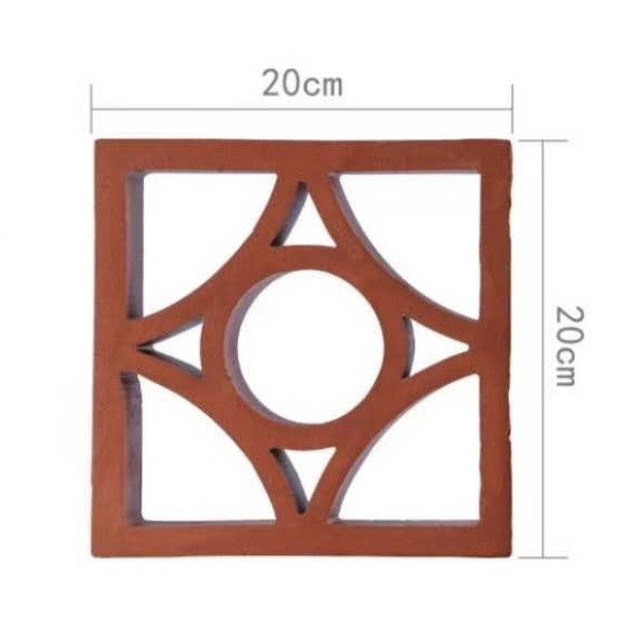 800 Centigrade Heat Insulation Hollow Perforated Clay Bricks for Garden Wall Decorative Construction