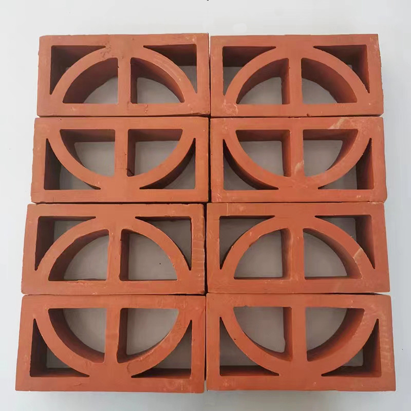 Common Size 240*120*60mm Handmade Clay Fire Bricks Ventilation Tiles Heat Insulation up to 800°C for Garden Panel Facade