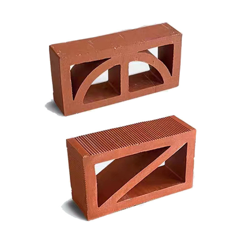 Common Size 240*120*60mm Handmade Clay Fire Bricks Ventilation Tiles Heat Insulation up to 800°C for Garden Panel Facade
