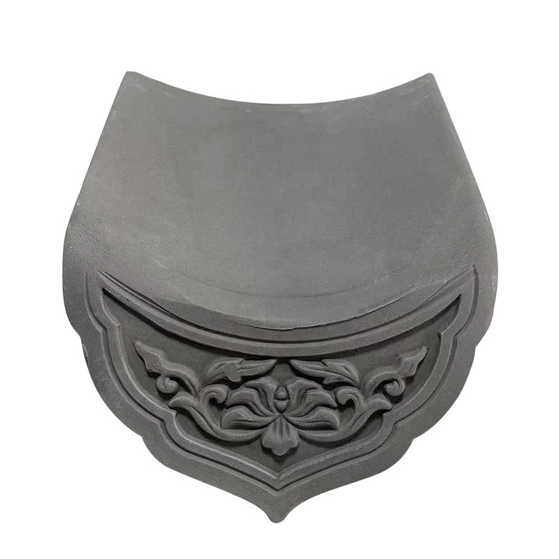 6% Water Absorption Unglazed Asian Clay Roof Tiles for Waterproofing at Affordable