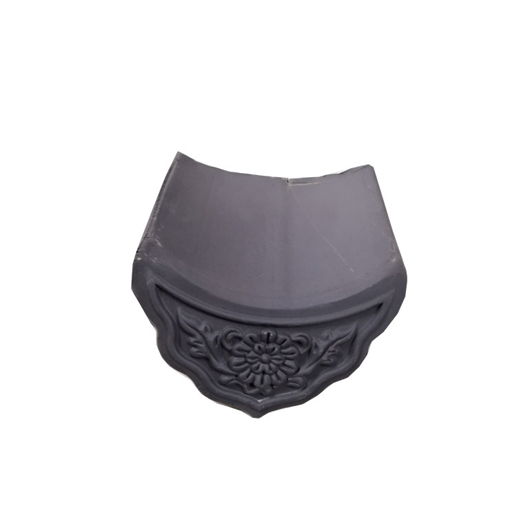 Traditional Chinese Temple Clay Roofing Tiles and Accessories 6% Water Absorption for Traditional Building Material Needs
