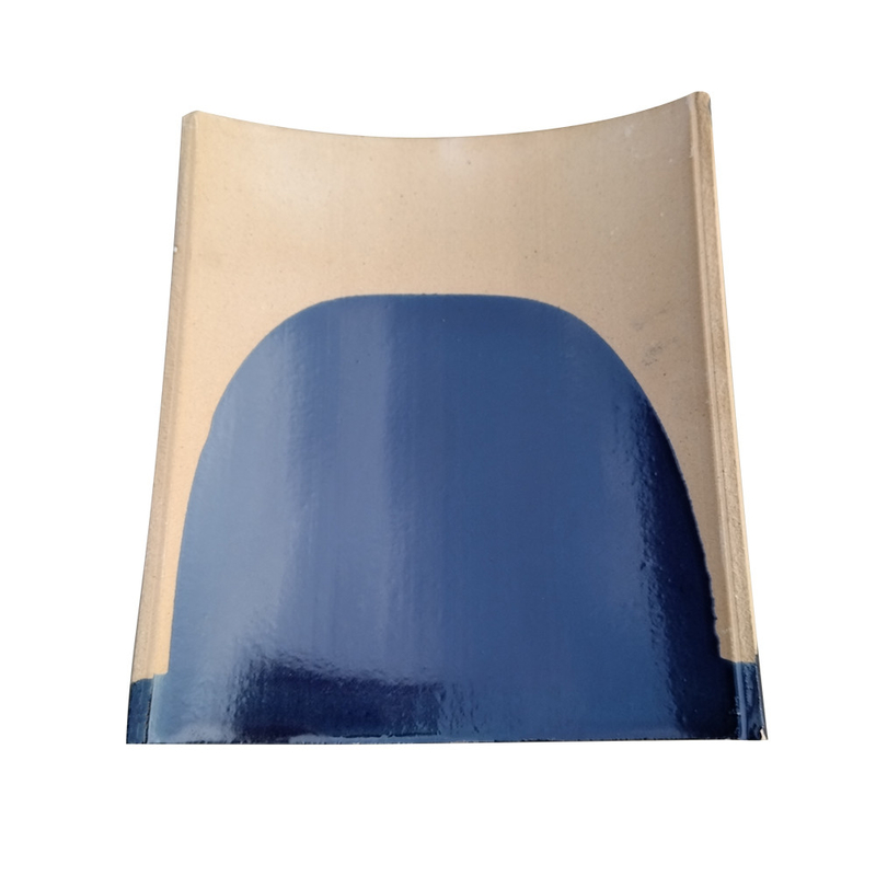 Chinese Design Style Direct Supply of Cobalt Blue Ceramic Roofing Tiles with Traditional Chinese Pagoda Roof Design