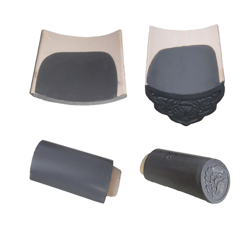 One sqm quantity 80 pcs Chinese Traditional Style Grey Matte Finish Clay Roof Tiles Long-Lasting for Your Dream House