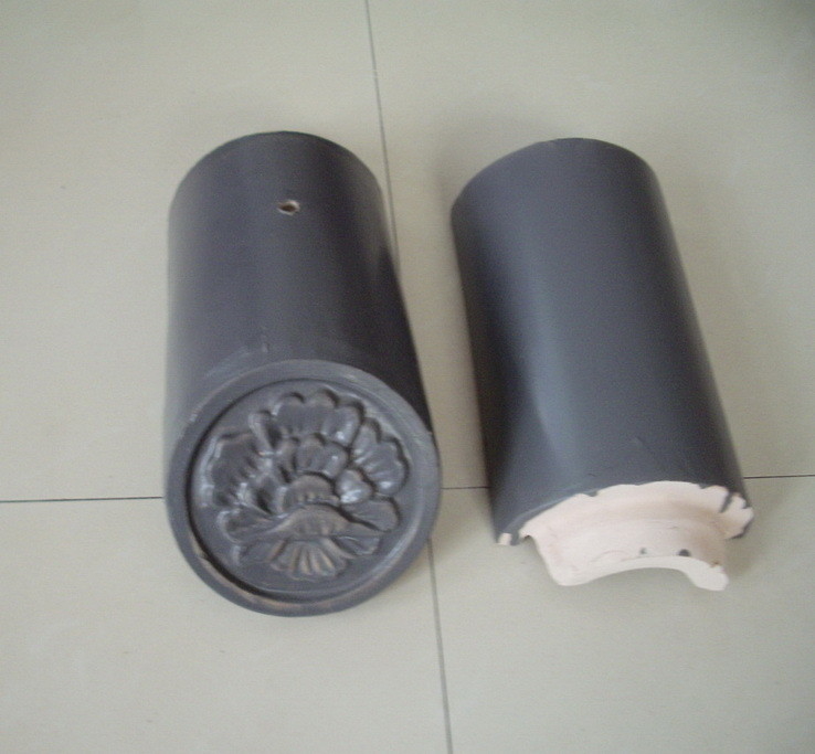 One sqm quantity 80 pcs Chinese Traditional Style Grey Matte Finish Clay Roof Tiles Long-Lasting for Your Dream House