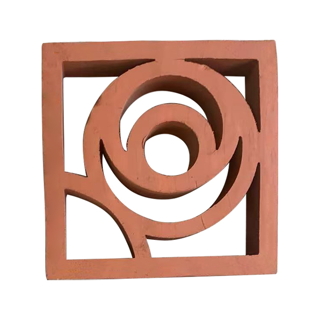 Terracotta Breeze Blocks For Outdoor Wall Decoration Sintered Technique Heat Insulation Up To 800 Centigrade