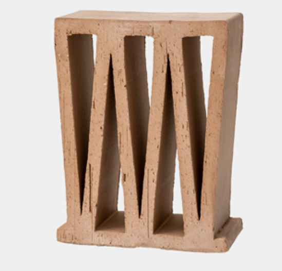New Breeze Block Moulds Made Terracotta Perforated Bricks Brown Decorative Hollow Wall Tiles