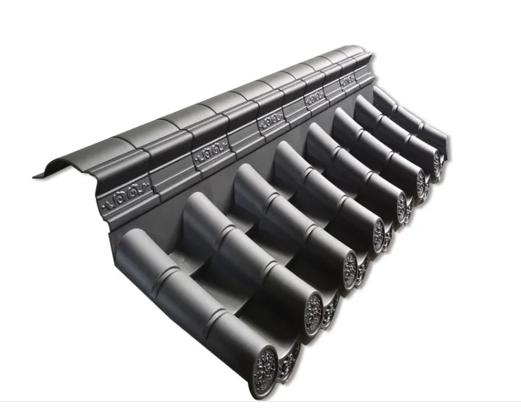 Wholesale Plastic Japanese Style Roof Tiles Roof Panels for Garden Fence Wall Decoration