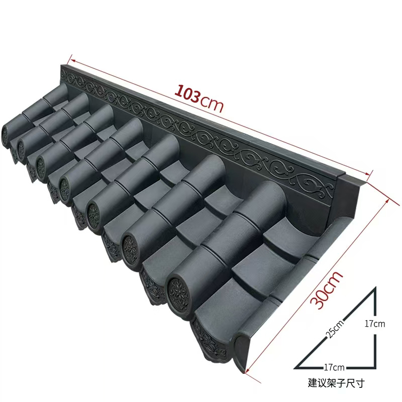 China Prefab Roof Shingle Easy Installation House Wall Waterproof Material Artificial Plastic Roof Tiles