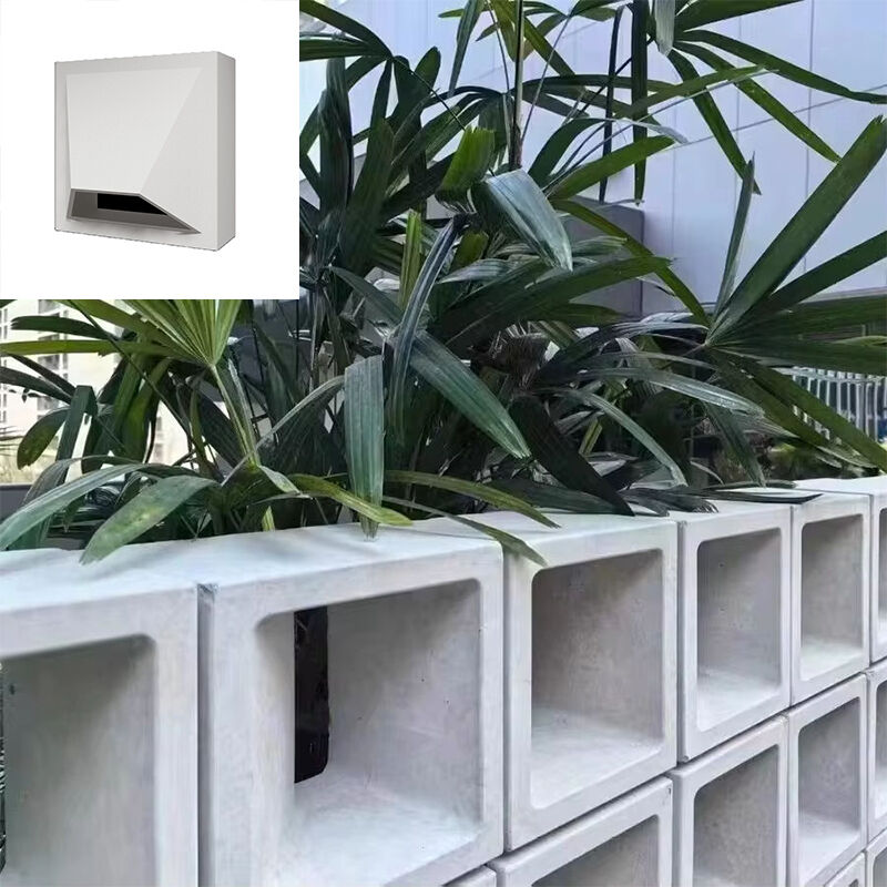 Modern Geometric Pattern Concrete Screen Block Wall Partition Concrete Block Architectural Facade Privacy Wall