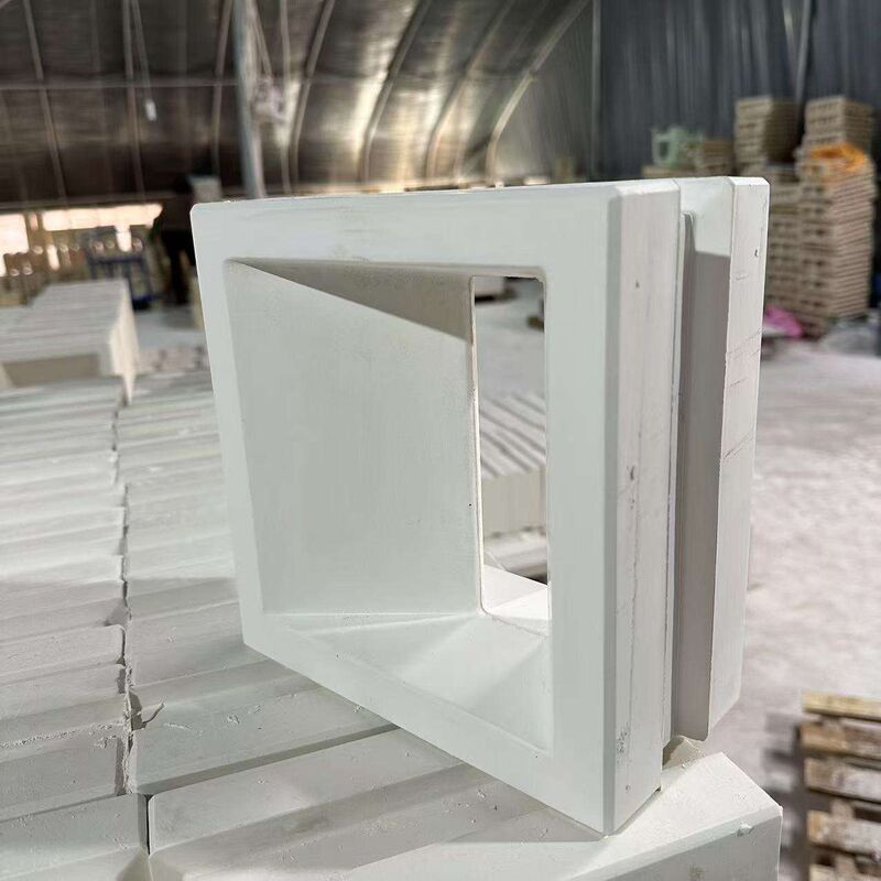 Modern Geometric Pattern Concrete Screen Block Wall Partition Concrete Block Architectural Facade Privacy Wall