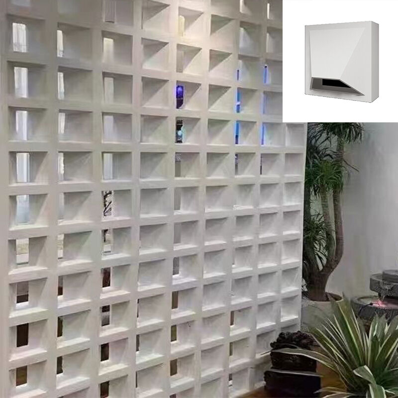 Hollow Concrete Wall Interior And Exterior Fence Decor Cement Breeze Block Minimalist Slat Concrete Screen Block