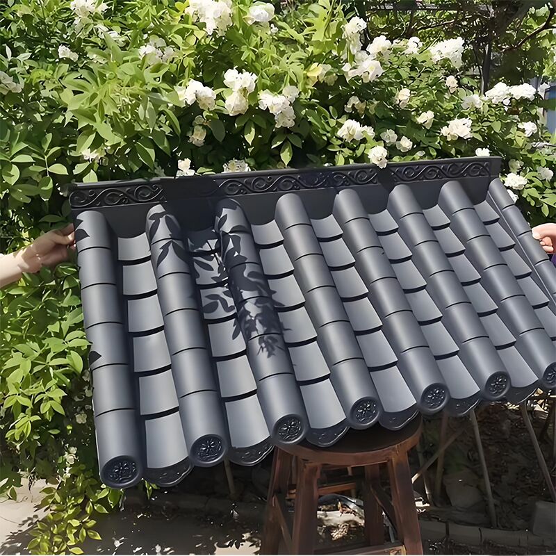 Lightweight PP Chinese Antique Style Plastic Roof Tiles Durable & Waterproof for Durable Roofing