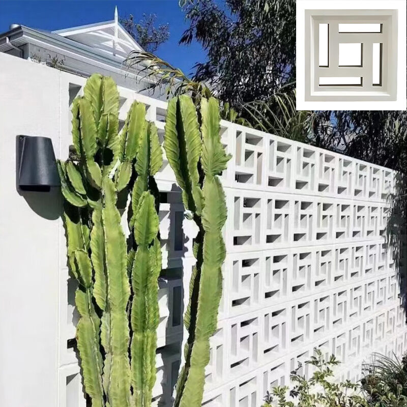 Modern Cement Breeze Blocks Exterior Wall Tiles Multiple Shapes and Sizes Building Concrete Blocks