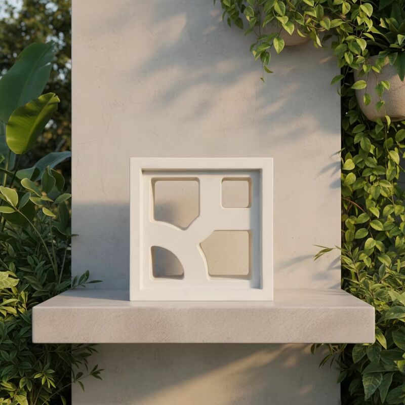 Breeze Blocks for Space Partitioning Precast Concrete Perforated Brick Decorative Concrete Block with Open Patterns