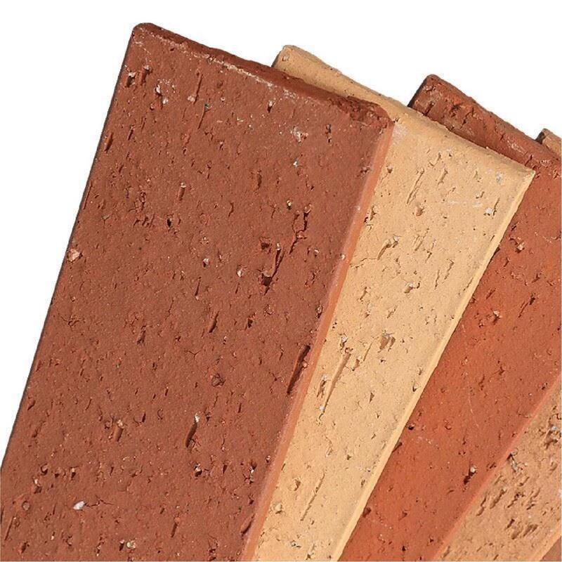 Exterior Fire Facade Split Brick Veneer Tiles Clay Effect Wall Panel Tiles for Outside Patio Wall
