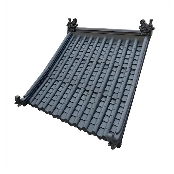 Wholesale Chinese Style Synthetic Roof Tiles Cost-Effective Plastic Roofing for Global Building Projects