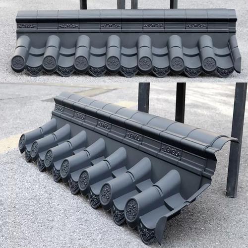 Decorative PP Roofing Sheets for House Easy to Install Chinese Antique Roof Tiles Plastic