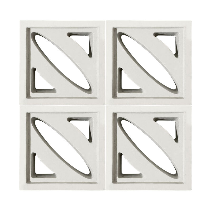 Garden Wall Screen Tiles Cement Breeze Blocks Precast Concrete Perforated Grid/Brick for Stylish Partitions & Accent Walls