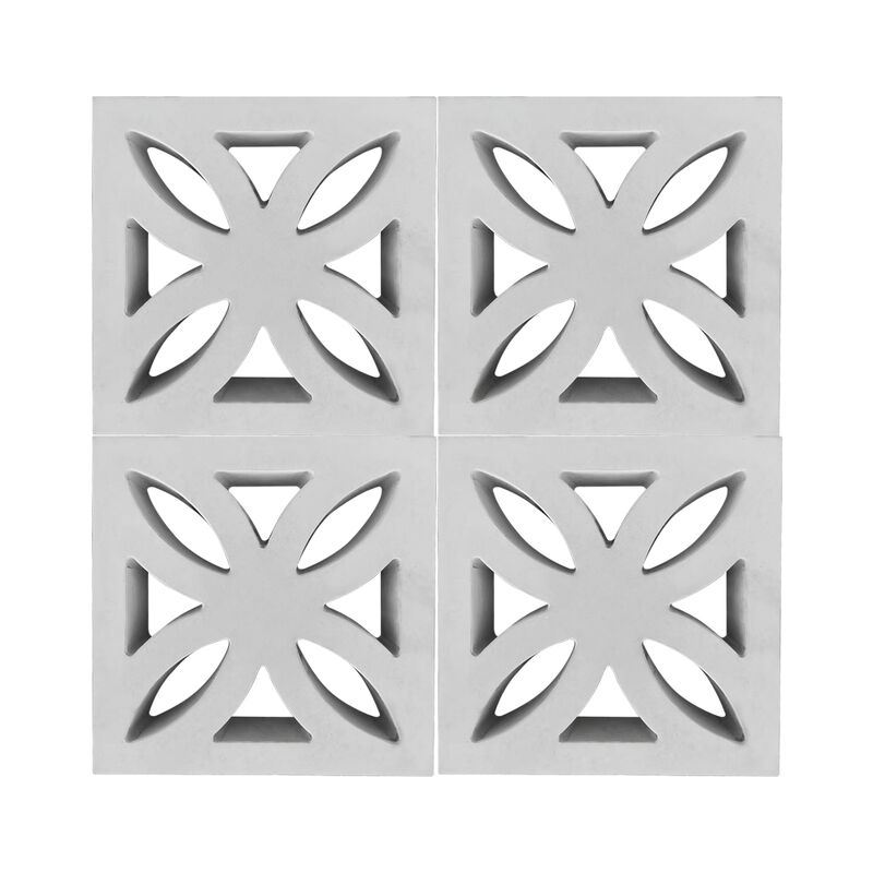 Decorative Screen Block Units Cement Hollow Lattice Bricks for Stylish Iinterior/Enterior Partitions & Accent Walls